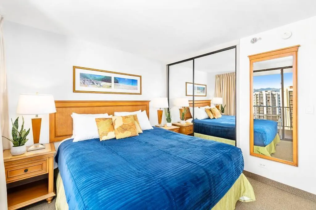 호놀룰루 Waikiki Sunset 23Rd Floor - Mountain View 아파트 0*,  미국