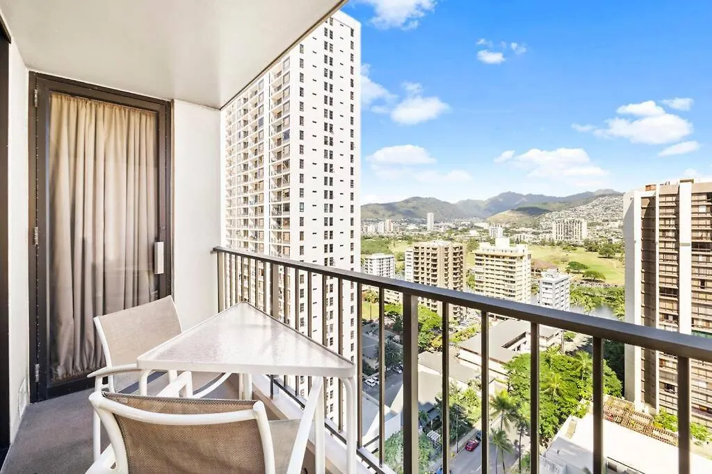 호놀룰루 Waikiki Sunset 23Rd Floor - Mountain View 아파트 미국