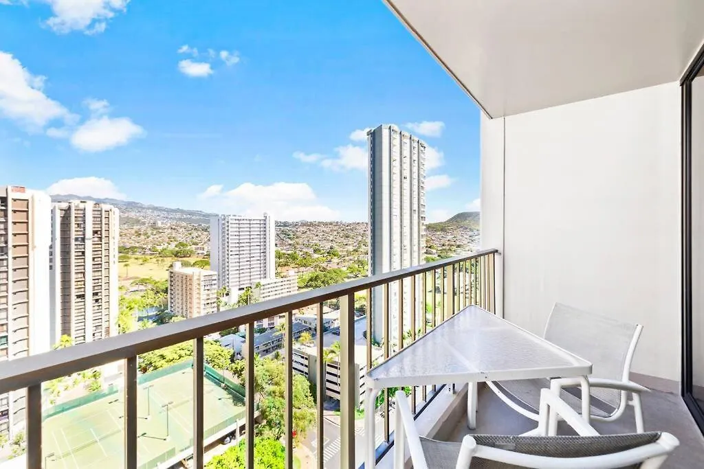 شقة Waikiki Sunset 23Rd Floor - Mountain View هونولولو