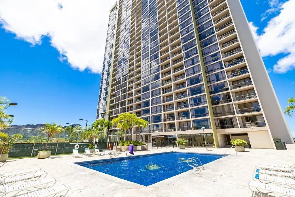 شقة Waikiki Sunset 23Rd Floor - Mountain View هونولولو
