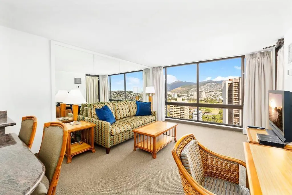 شقة Waikiki Sunset 23Rd Floor - Mountain View هونولولو