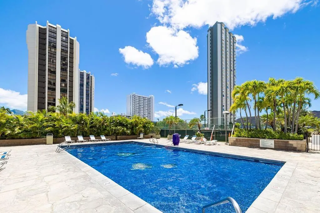 شقة Waikiki Sunset 23Rd Floor - Mountain View هونولولو